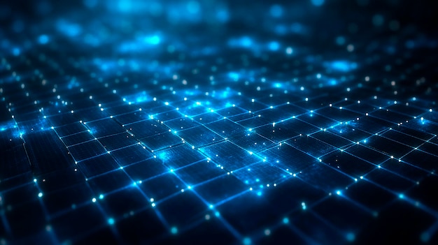a digital grid with a blue background with the words quot free quot on it