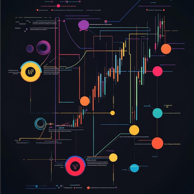 a flowchart showing the steps involved in using technical indicators like rsi macd and fibonacci r