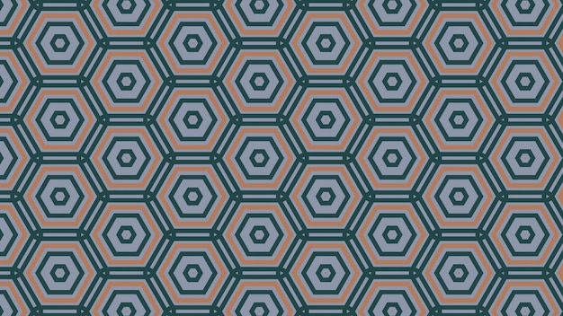 a geometric pattern of green and blue diamonds.