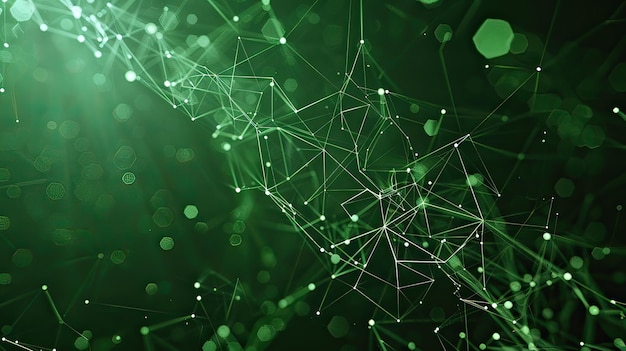 a green abstract background with the words quot the network quot