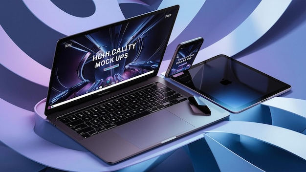 a laptop with the word horn on the screen