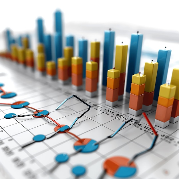 a line graph with the word graph on it