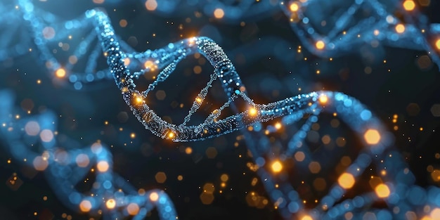 a molecular structure is made of blue and white beads