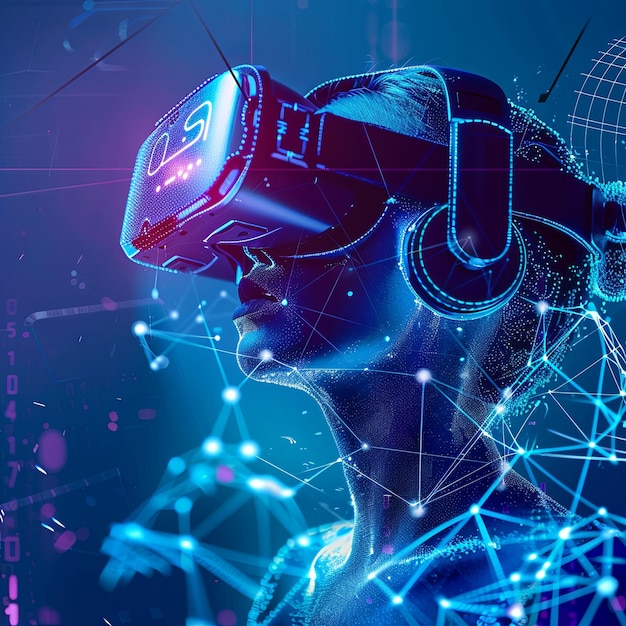 a person using vr and ar googles