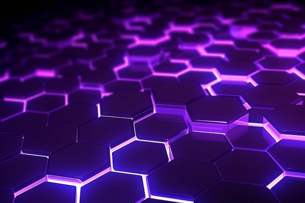 a purple background with purple lights and a black background