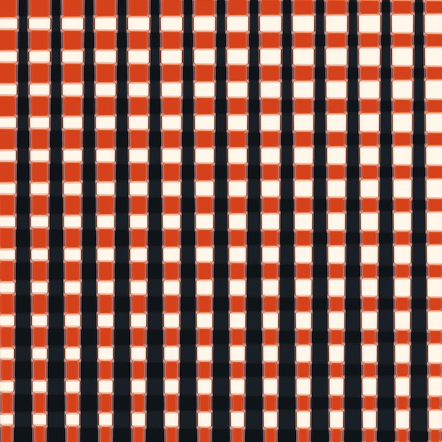 A red and white checkered pattern on a red background