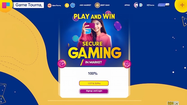 a screen that has the word game and win and win win