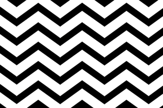 a single Zigzag pattern isolated on white background