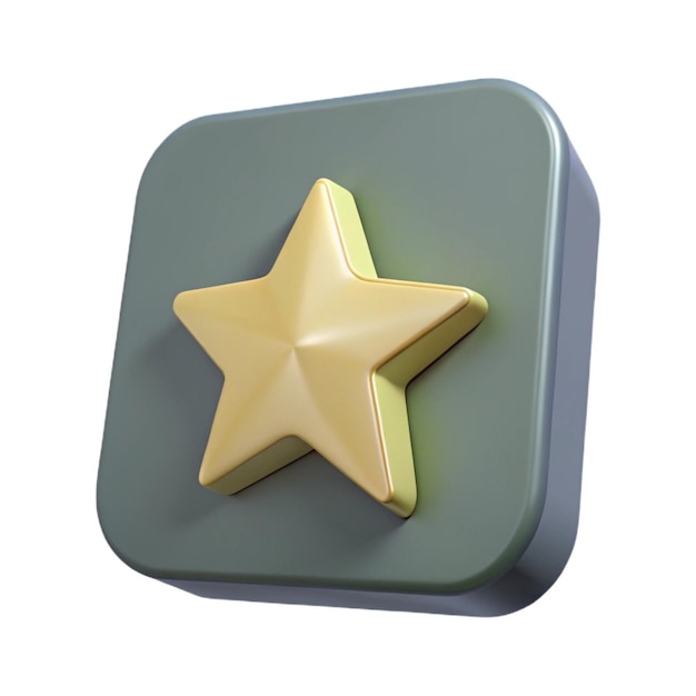 a square shaped object with a star on it