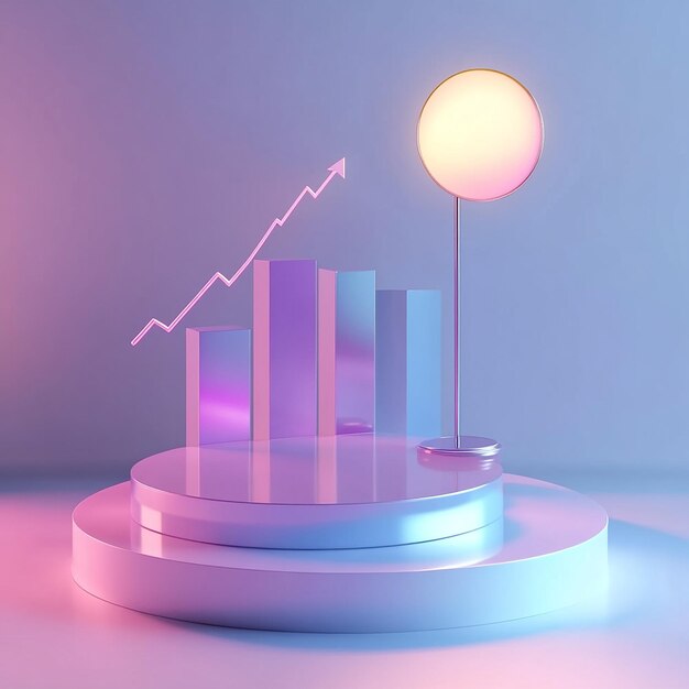 a table with a chart on it and a graph on it