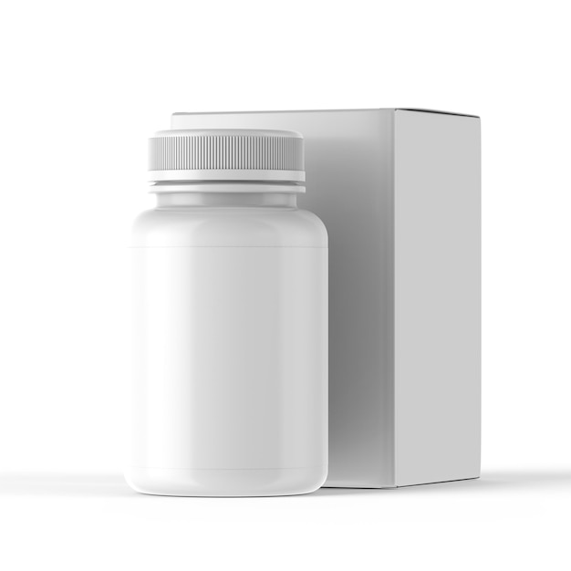A white medicine bottle with a white label that says " no. 1 " on it.