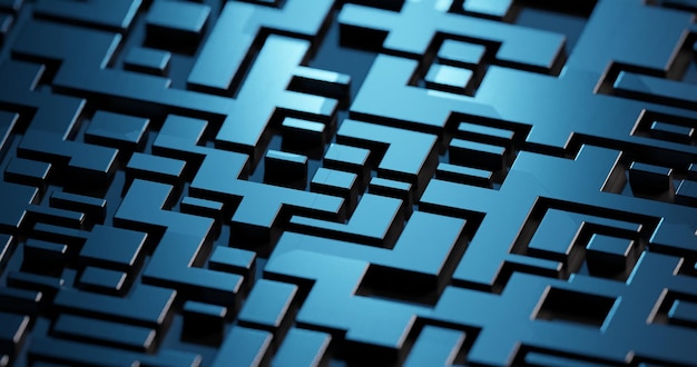 Abstract 3d design background with gpu cpu technology pattern of lines circuit board texture3d render of concept data visualization collection processing and analysis information