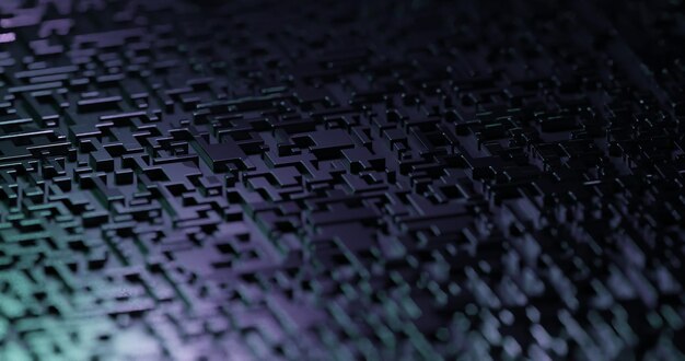 Abstract 3d design background with gpu cpu technology pattern of lines circuit board texture3d render of concept data visualization collection processing and analysis information