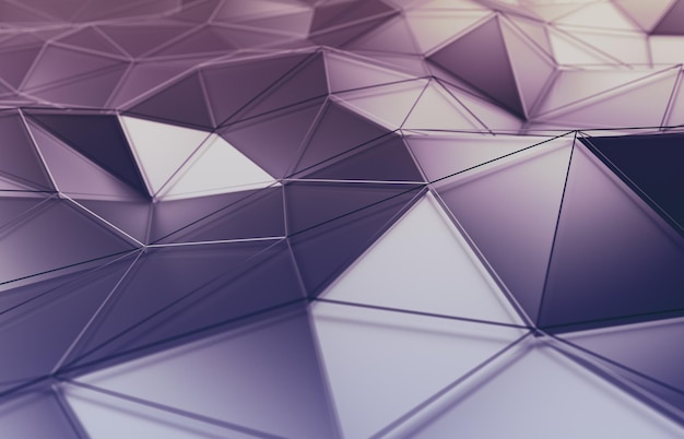 Abstract 3D Rendering of Polygonal Surface