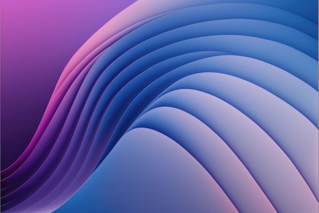Abstract art of wave blue and pink in pastel color pattern