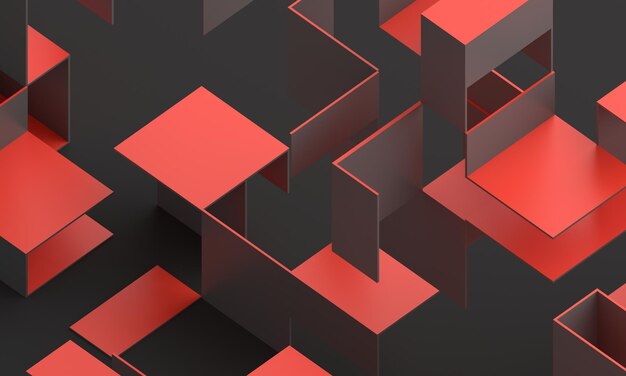 Abstract background 3d render modern geometric design