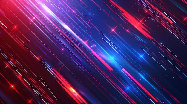 Abstract background with cyberstyle glowing diagonal lines ideal for modern web and poster designs