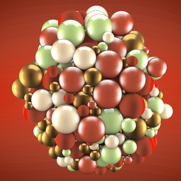 abstract background with elements. 3d illustration, 3d rendering.