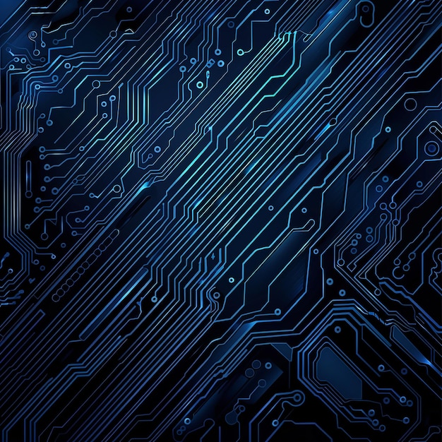 Abstract Background with Technology Circuit Board Texture