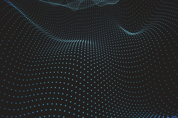 Abstract blue digital wave background texture