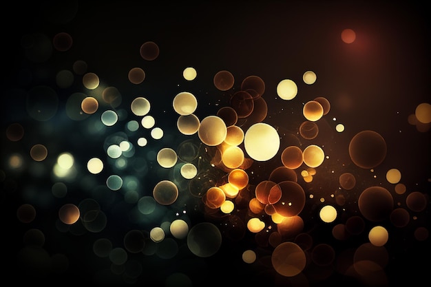 Abstract Bokeh background generative AI