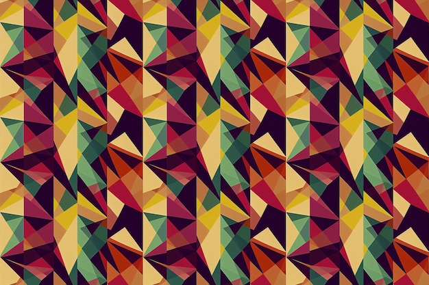 Abstract colorful geometric pattern design
