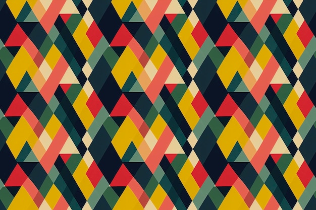 Abstract colorful geometric pattern design