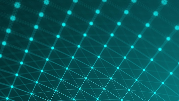 Abstract connection dots Technology background Network concept