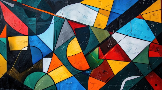 Abstract Cubism aesthetic wallpaper ar 169 Job ID a7b27fc041aa41a484c25612db2dced2