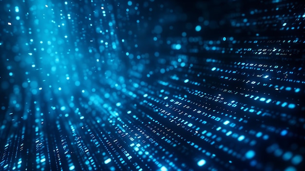 Abstract darkblue technologic background