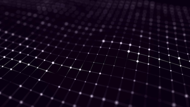 Abstract digital background Big data code matrix 3d rendering