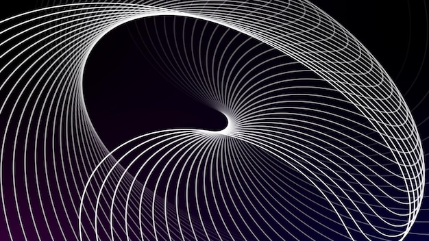 Abstract digital wave pattern with light effects on a dark background