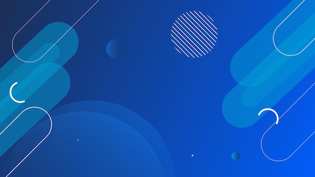 abstract dynamic shapes composition colorful gradient minimal design elements illustration background