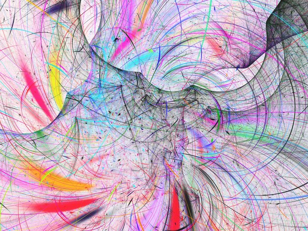 abstract fractal background 3d rendering