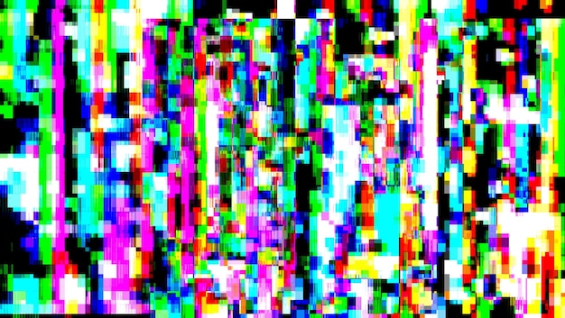 Abstract glitch pixel background