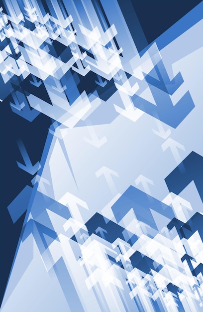 abstract graphic art design in blue