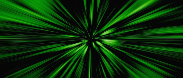 Abstract green background with comic style illustration