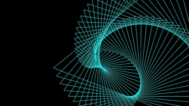 abstract green geometric design