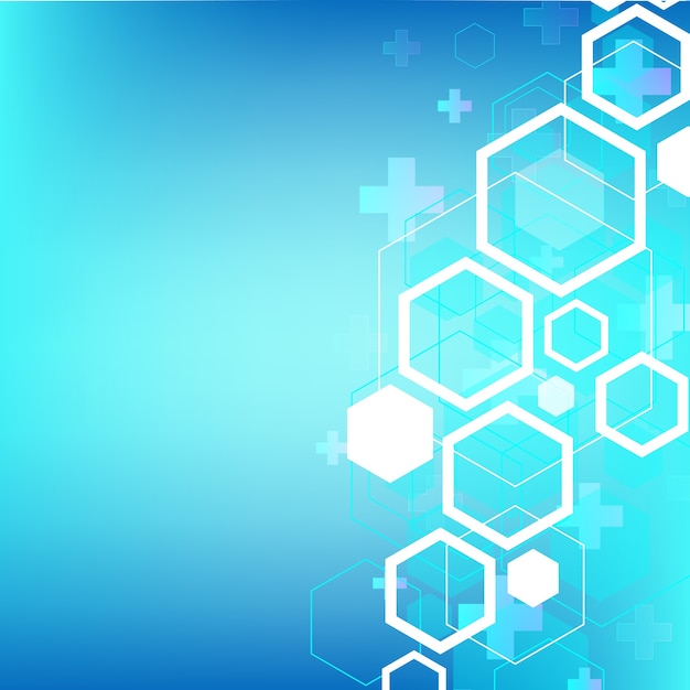 Abstract medical background dna research molecule genetics genome dna chain genetic analysis art con...