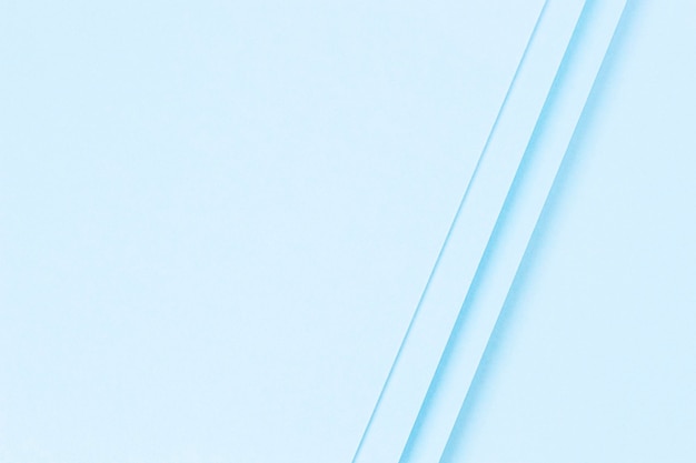 abstract monochrome creative paper background minimal geometric pastel blue color shapes and lines