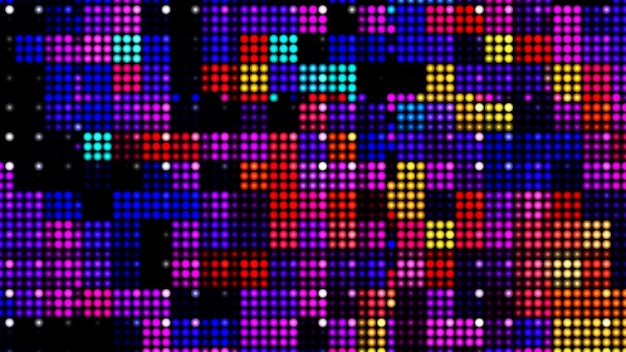Abstract picture consisting of color rectangles premium