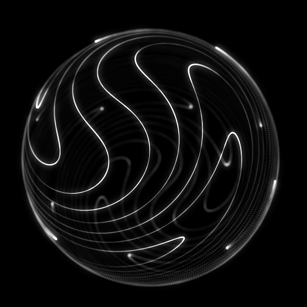 Abstract polygonal background with connecting dots and lines Connection technology background