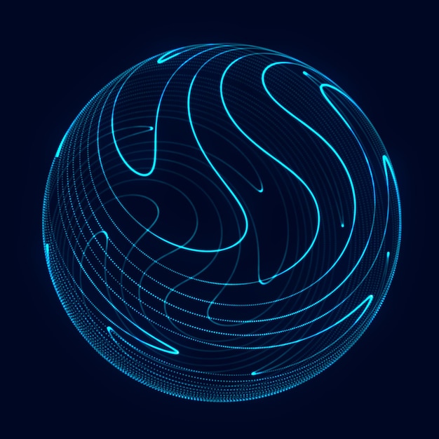 Abstract polygonal background with connecting dots and lines Connection technology background
