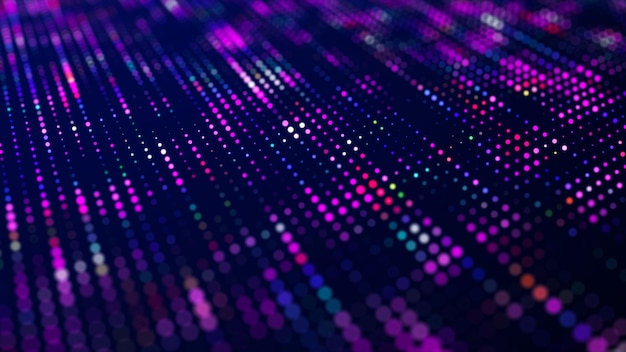 Abstract polygonal background with connecting dots and lines Connection technology background