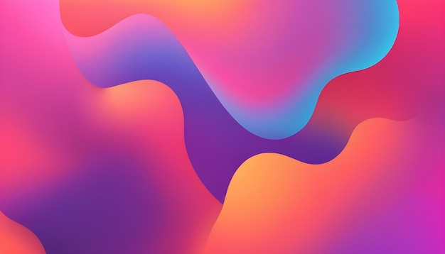 Abstract Shape Blur Gradient Background