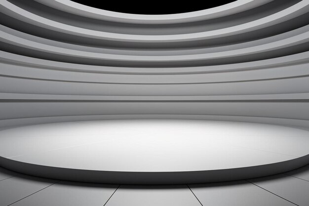 abstract smooth empty grey studio well use as background