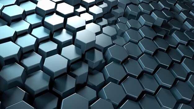 Abstract technological hexagonal background digital Technology Network Background Illustration Futuristic point wave