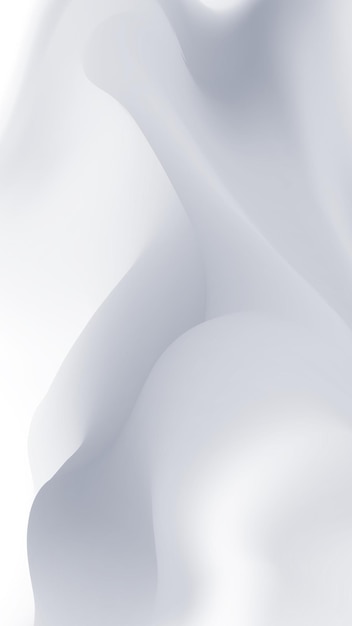Abstract White Curves