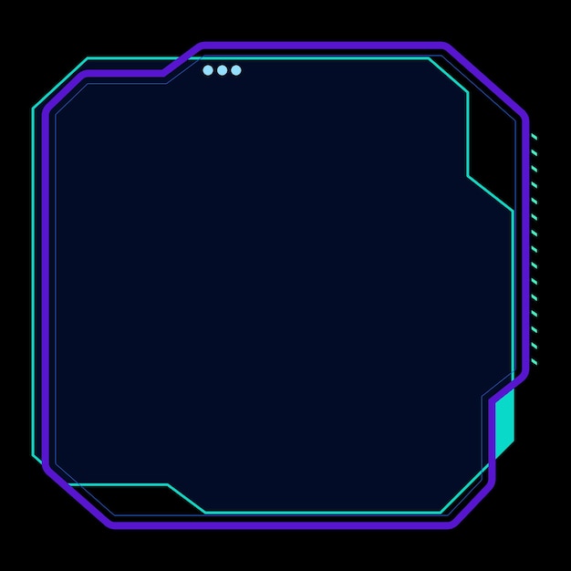 Abstrakti HUD-näyttö infografinen scifi-futuristinen tieto