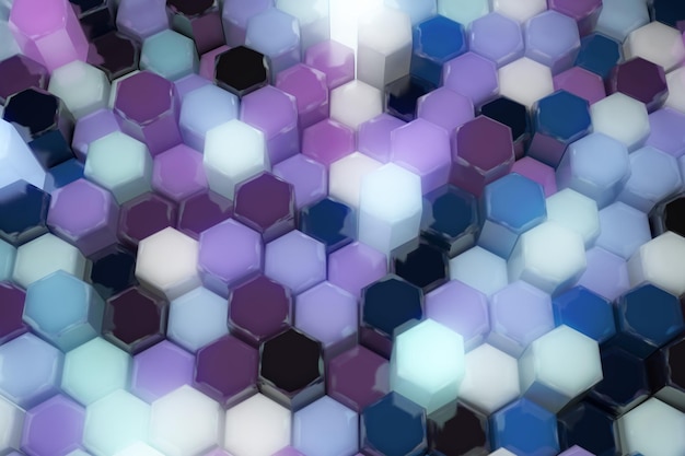 Abstrakti minimalistinen 3d-renderöity taustadesign